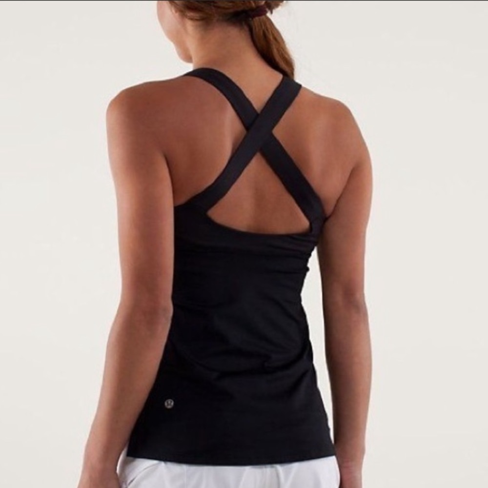 Lululemon, Criss Cross Back Tank Top, Pocket, 4